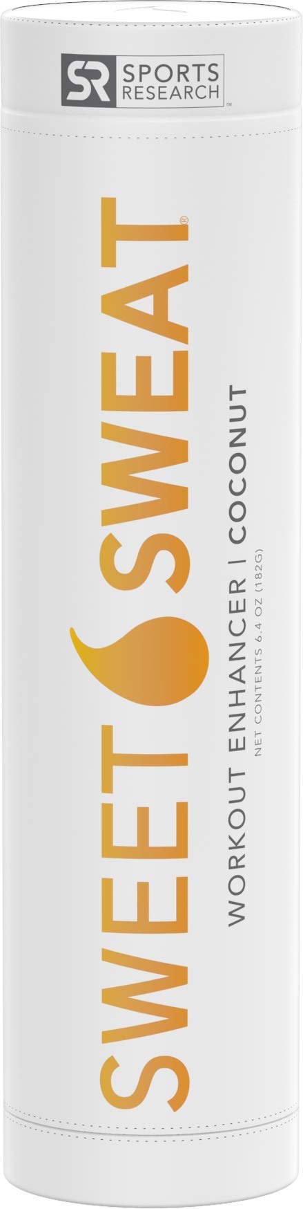 [Australia] - Sports Research Sweet Sweat Gel Get More from Your Workout: Workout Enhancer Makes You Sweat Faster & Harder - Try w/Waist Trimmer - Men’s & Women’s Toning Sweat Cream 6.4 Ounce Stick Coconut 