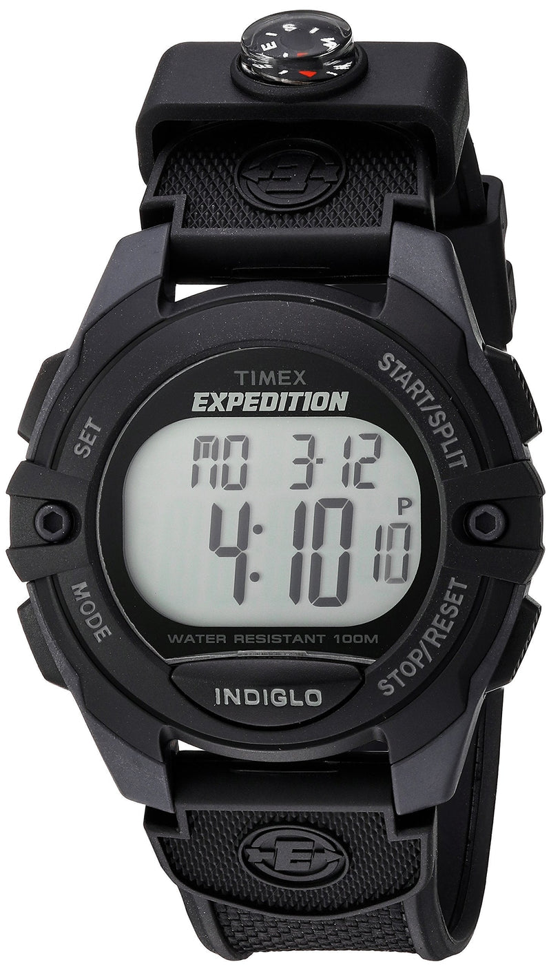[Australia] - Timex Expedition Digital Chrono Alarm Timer 39mm Watch Black + Mini Compass 