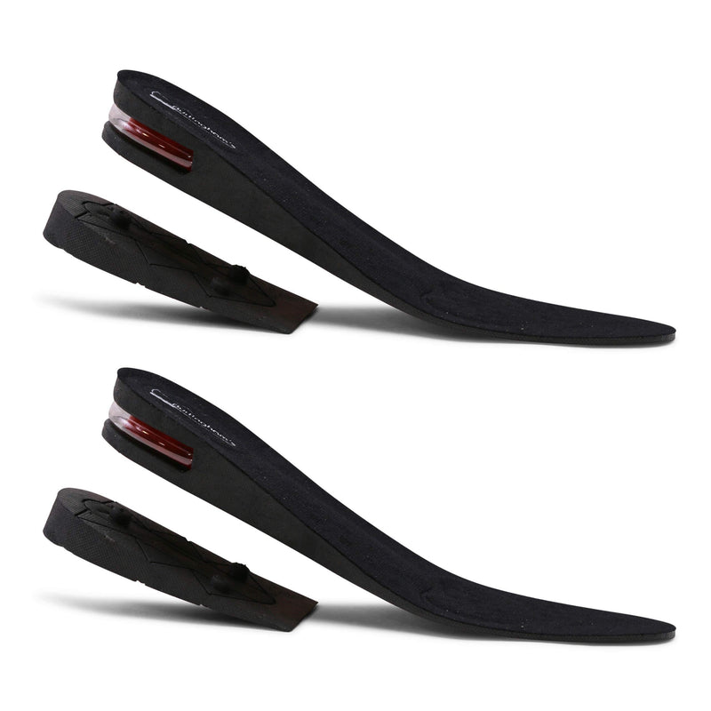 [Australia] - Burlingham's Shoe Lifts for Men and Women (2 Inch) Elevated, Cushioned Heel Inserts and Arch Support Insoles | Lifted, Supportive Comfort | and Breathable 