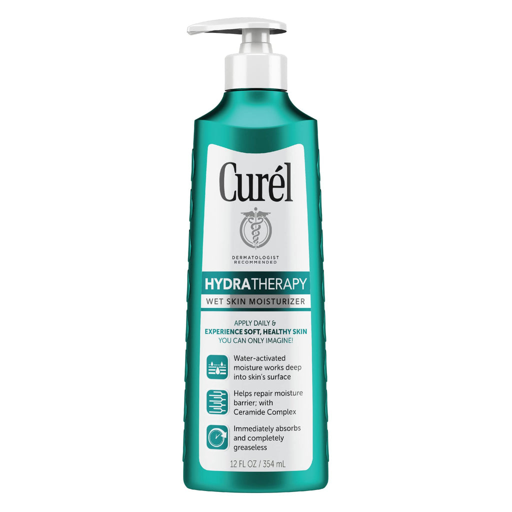 [Australia] - Curél Hydra Therapy In Shower Lotion, Wet Skin Moisturizer for Dry or Extra-dry Skin, with Advanced Ceramide Complex, for Optimal Moisture Retention, 12 Ounce 