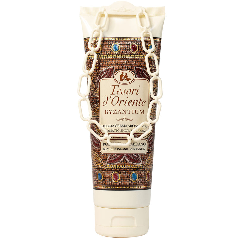 [Australia] - Tesori d'Oriente Shower Gel for Women & Men, Shower Gel Body Wash, Womens Shower Gel, Essential Ingredients for Body Wash & Skin Care - 250 Ml-8.45us Fl Oz- [Italian Import ]--(Byzantium) Black Rose & Labdanum 