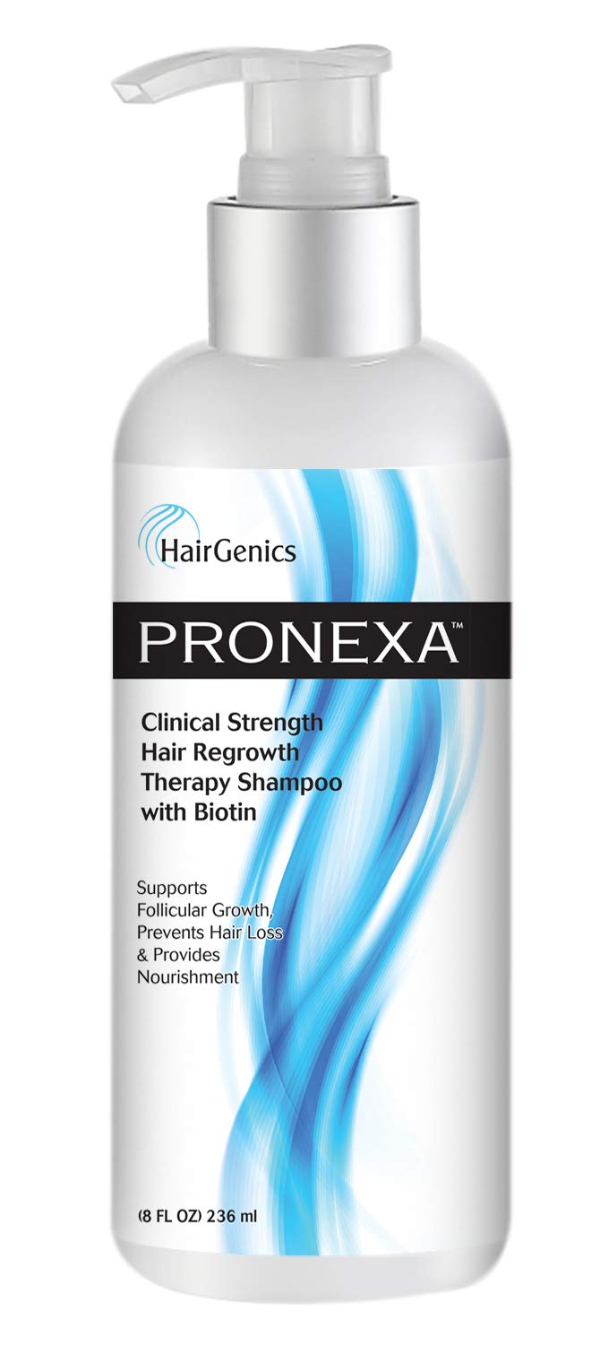 [Australia] - Hairgenics Pronexa Clinical Strength Hair Growth & Regrowth Therapy Hair Loss Shampoo With Biotin, Collagen, and DHT Blockers for Thinning Hair, 8 fl. oz. 