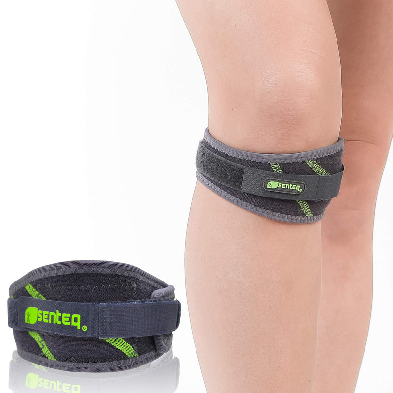 [Australia] - SENTEQ Knee Brace Support Strap, Adjustable Patella Knee Support Prevent Pain Tendinitis (SQ1 L008) 