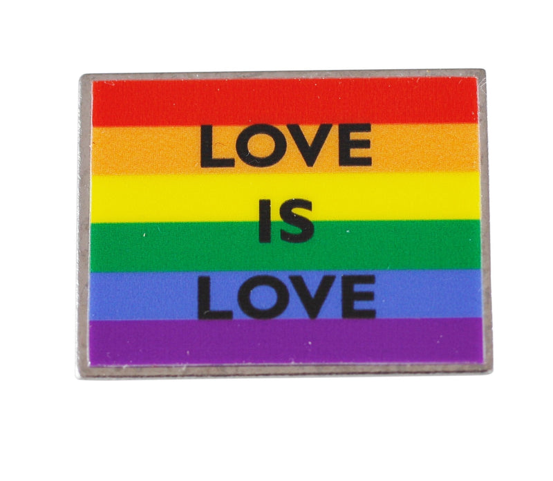 [Australia] - Forge Love is Love Gay Pride Rainbow Flag Lapel Pin(1 Pack) 