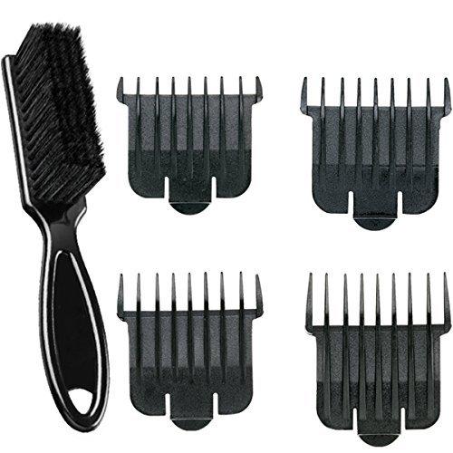 [Australia] - Andis 4 Snap-on Combs Attachment Set for T-Blade with a BeauWis Blade Brush 