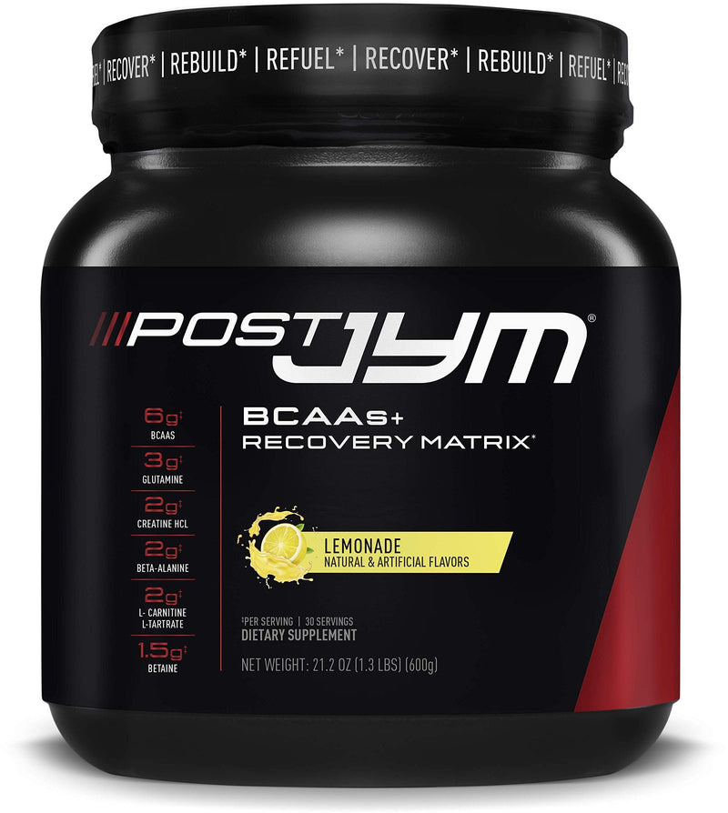 [Australia] - JYM Supplement Science Post Active Matrix, Glutamine, Creatine HCL Beta-Alanine, Lemonade Flavor, 1.3 Pound (30 Servings) 