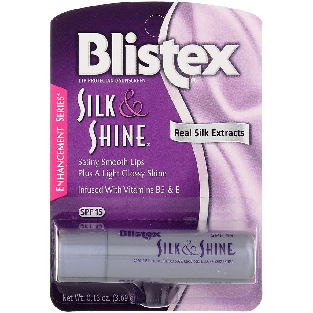 [Australia] - Blistex Silk & Shine Lip Moisturizer 0.13 oz Pack of 6 (NO SPF) 