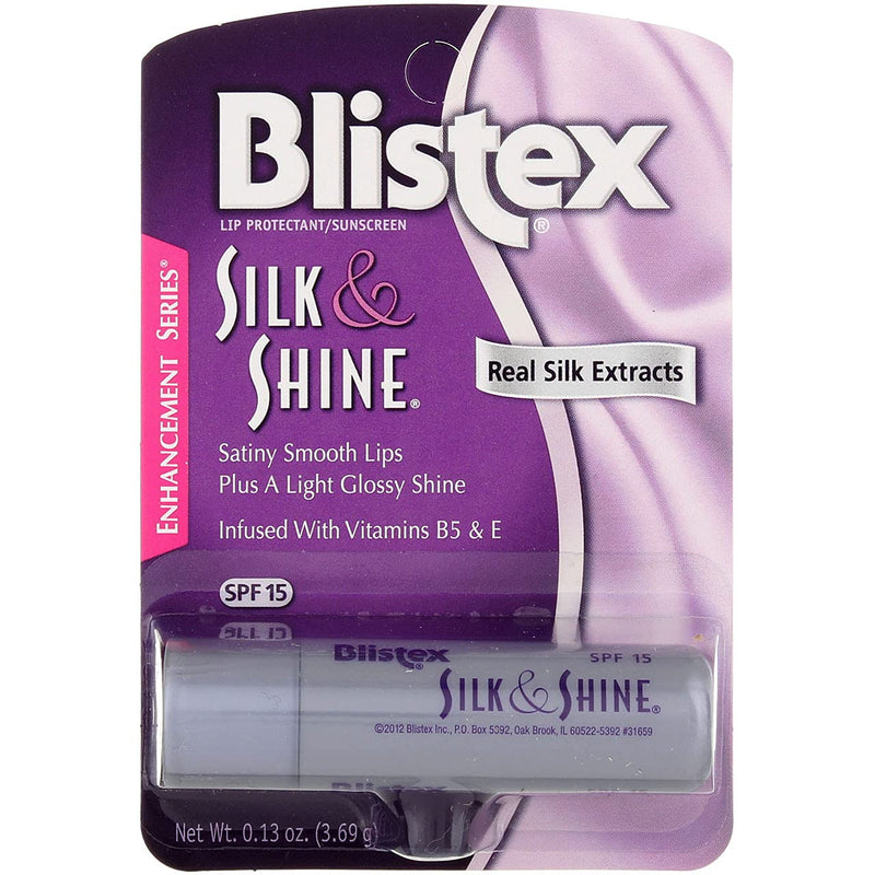 [Australia] - Blistex Silk & Shine Lip Moisturizer 0.13 oz Pack of 6 (NO SPF) 