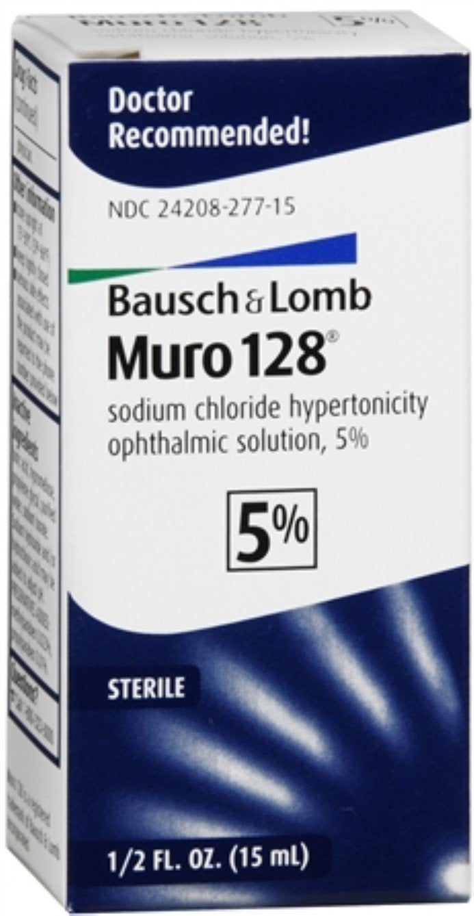 [Australia] - Bausch & Lomb Muro 128 Solution 5% 15 mL (Pack of 2) 