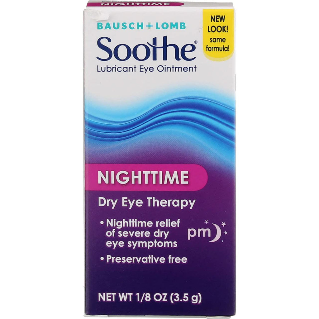 [Australia] - Bausch & Lomb Soothe Lubricant Eye Ointment Night Time 3.50 g (Pack of 3) 