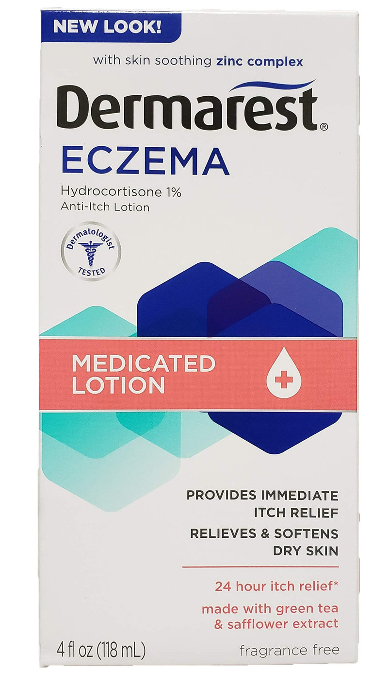 [Australia] - Dermarest Eczema Medicated Lotion 4 oz (Pack of 4) 