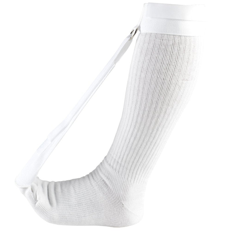 [Australia] - Night Sock, Plantar Fasciitis, Achilles Tendonitis, Step Arch Tight Calf Muscle Support, White, Small 