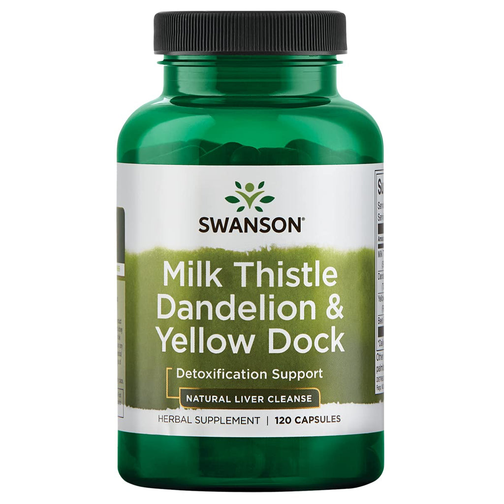 [Australia] - Swanson Milk Thistle, Dandelion & Yellow Dock 120 Caps 