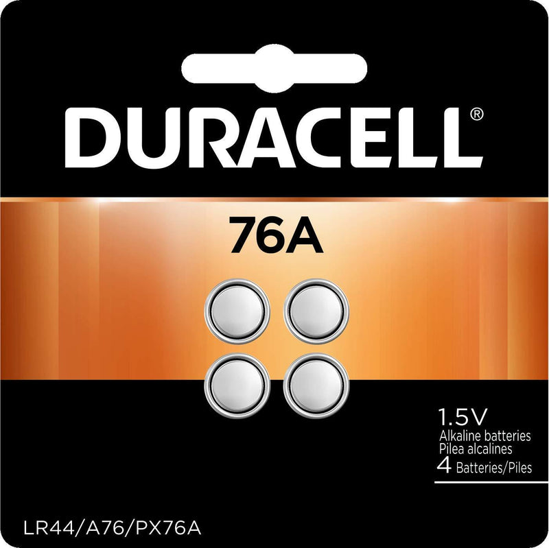 [Australia] - Duracell 76A LR44 Duralock 1.5V Button Cell Battery, 8 Pack 4 Count (Pack of 2) 