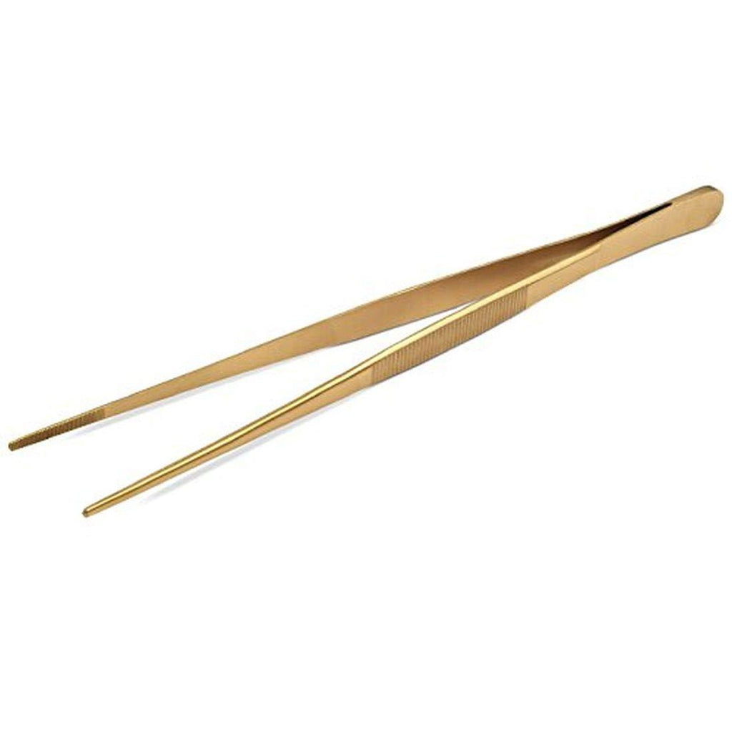 [Australia] - JB Prince Gold Straight Tip Tweezer 10 inches 