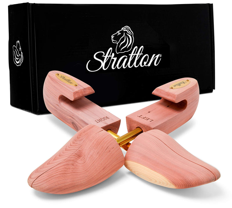 [Australia] - STRATTON MEN’S ADJUSTABLE SPLIT TOE CEDAR SHOE TREE - GROWN IN USA Small / 6.5 - 8 US 1-pack 