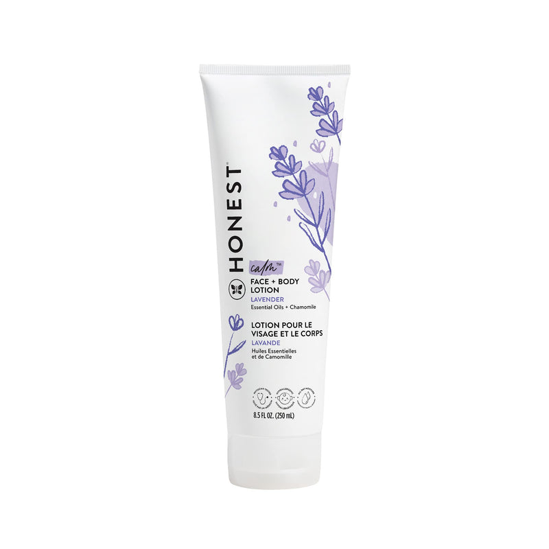 [Australia] - The Honest Company Calm Face + Body Lotion Lavender - 8.5 Fl Oz 
