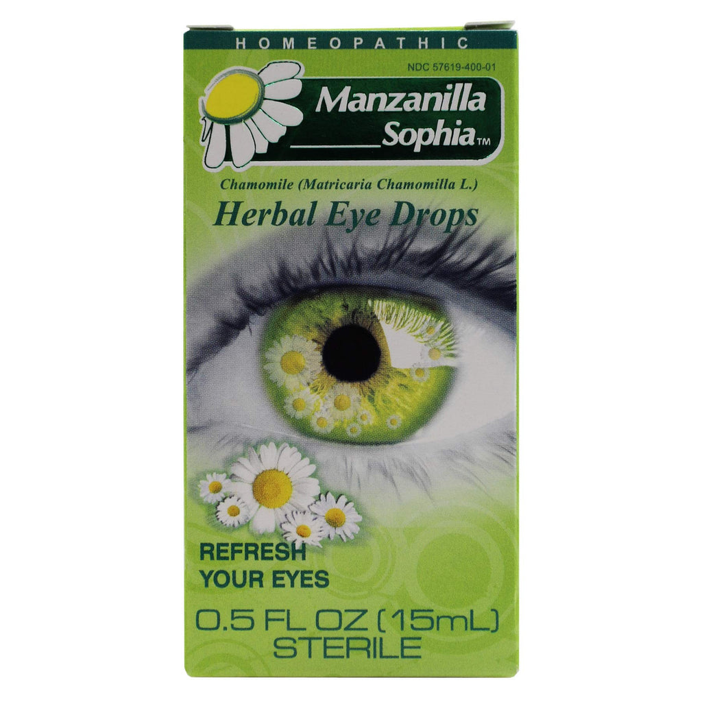 [Australia] - Manzanilla Sophia Moisturizing Herbal Eye Drops, Hydrating Relief to Moisturize and Soothe Irritated Dry Eye; 0.50 Fl Oz Bottle 