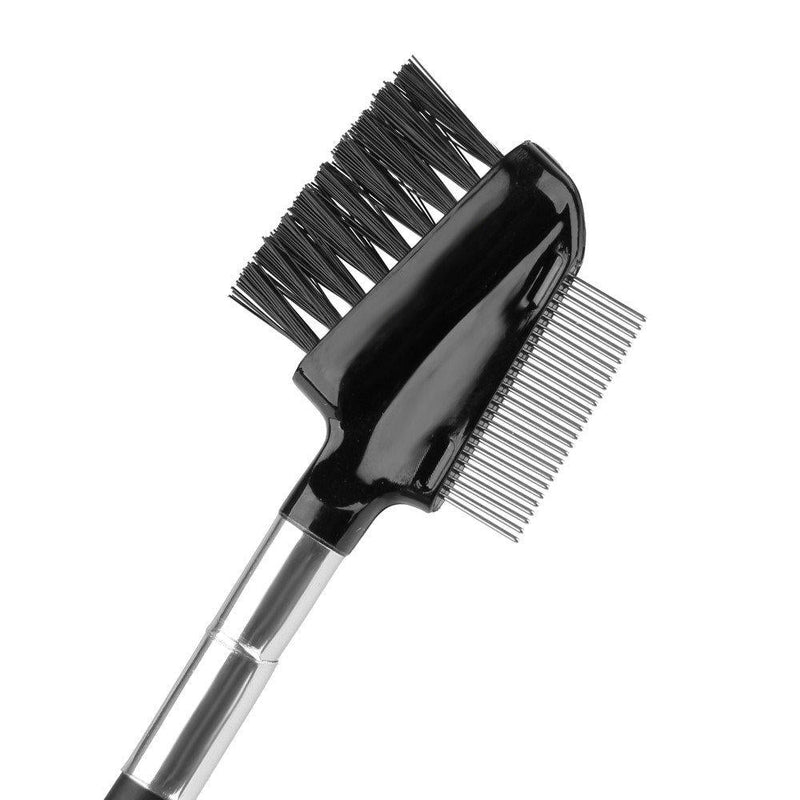 [Australia] - Beauty7 Professionl Dual Comb Brow Brush and Eyelash Comb Groomer 