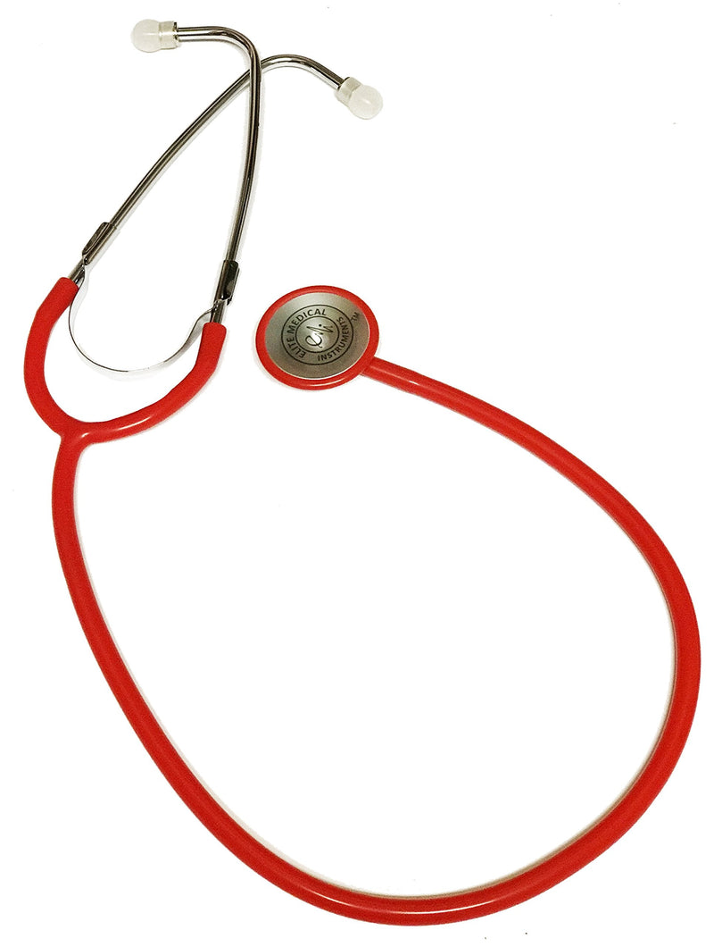 [Australia] - EMI Basix Single Head Stethoscope - Red 