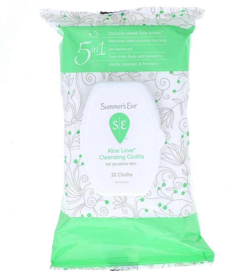 [Australia] - Summer's Eve Cleansing Cloths Aloe Love 