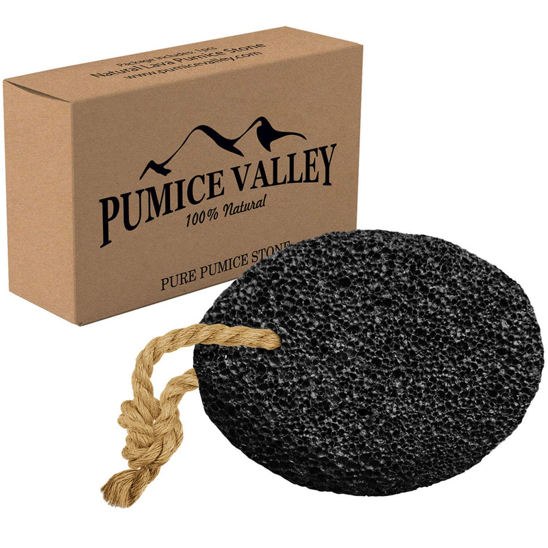 [Australia] - Pumice Stone - Natural Earth Lava Pumice Stone Black - Callus Remover for Feet Heels and Palm - Pedicure Exfoliation Tool - Corn Remover - Dry Dead Skin Scrubber - Health Foot Care 