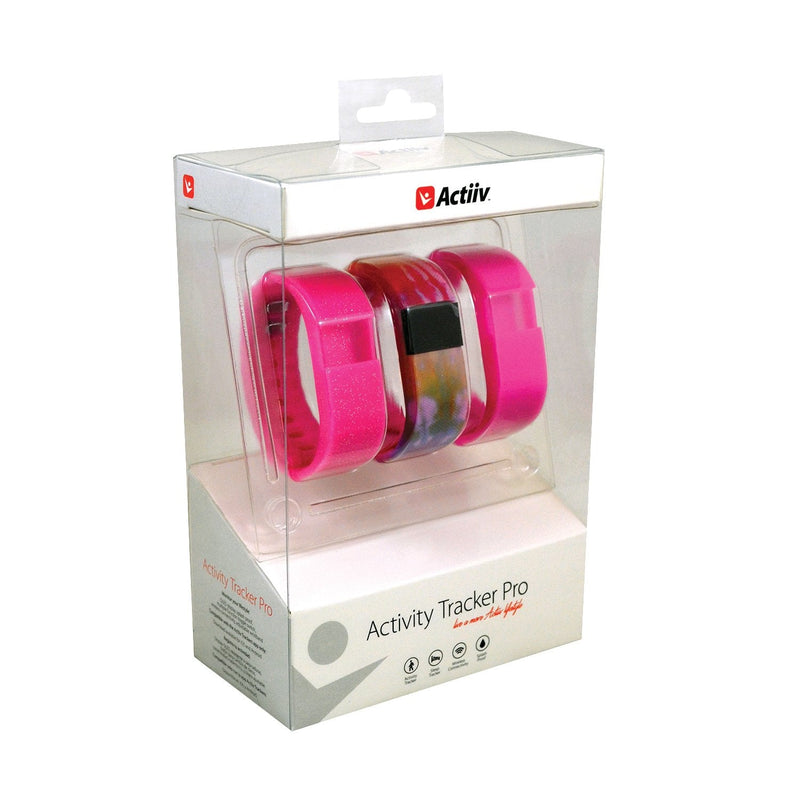 [Australia] - Zenixx 815416020494 Glow/Solid/Tie-Dye Bundle Activity Tracker Pro, Pink 