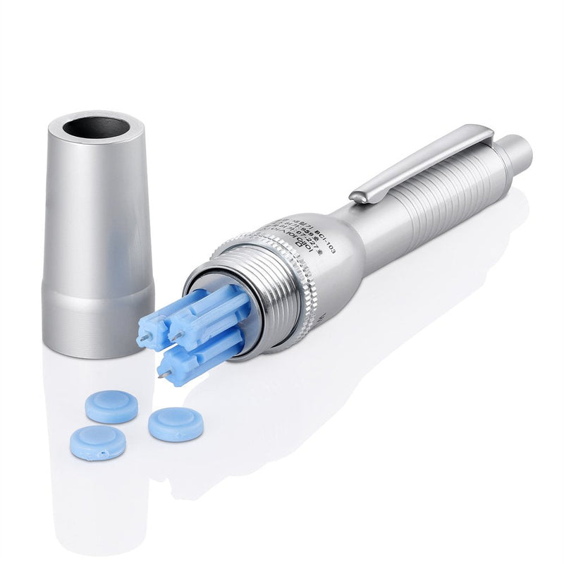 [Australia] - Lancing Device for Three Needles of Safety Steril Acupuncture and Cupping with Two Box 100pcs 23G Lancet 1 Count (Pack of 1) Three Head Blood Lancing Device 