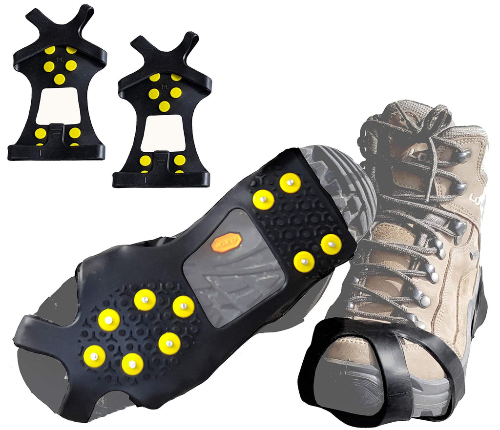 [Australia] - Limm Crampons Ice Traction Cleats Large - Lightweight Traction Cleats for Walking on Snow & Ice - Anti Slip Shoe Grips Quickly & Easily Over Footwear - Portable Ice Grippers for Shoes & Boots Medium (Men 5 - 7 / Women 7 - 9) 