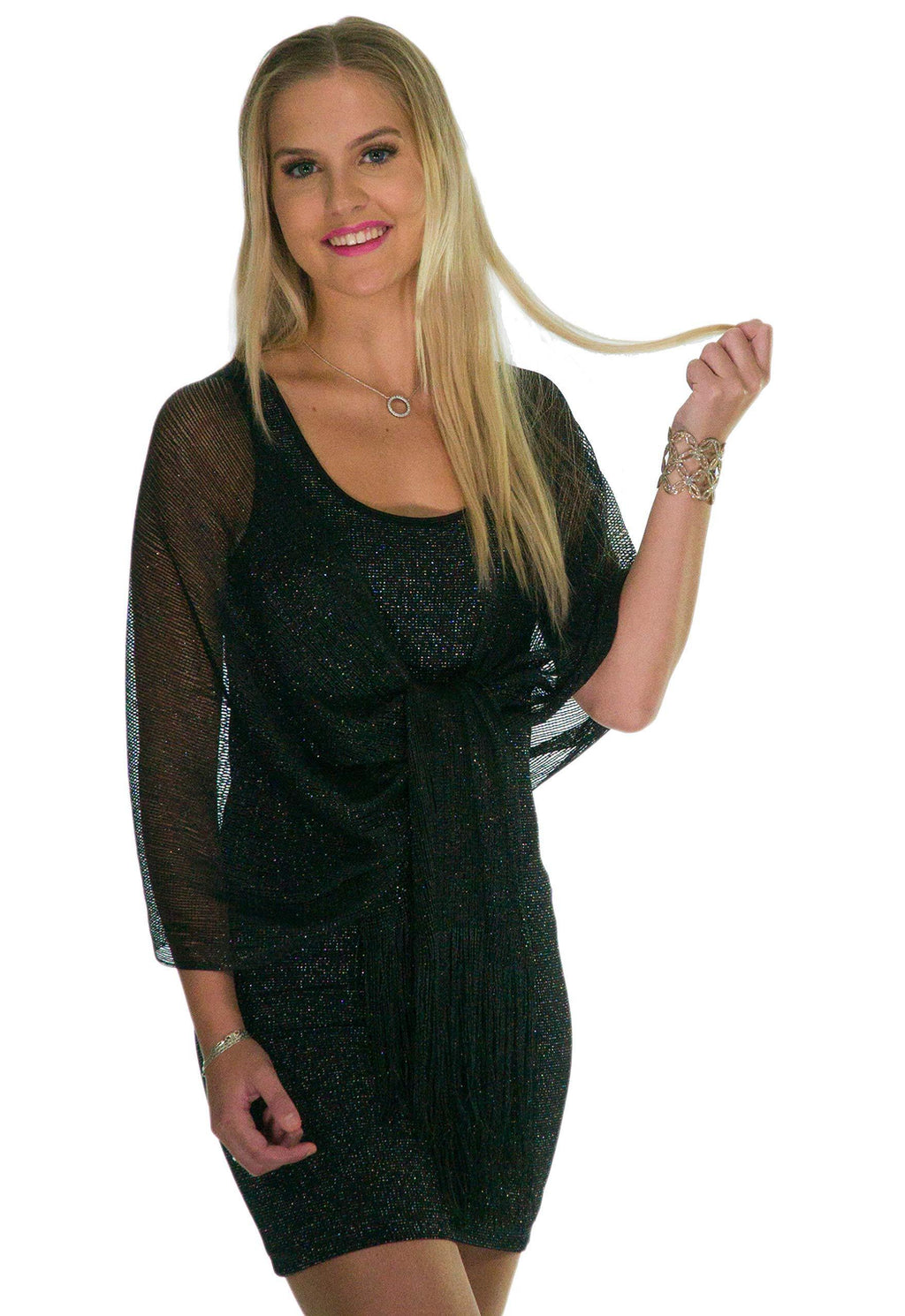 [Australia] - Shawls and Wraps for Evening Dresses, Womens Shawls and Wraps, Dressy Shawls and Wraps for Evening Wear Black 1 