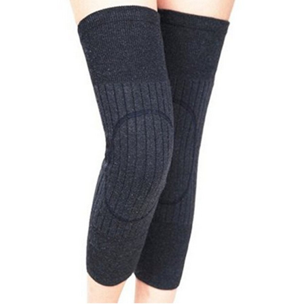 [Australia] - Unisex Cashmere Wool Knee Brace Pads Winter Warm Thermal Knee Warmers Sleeve for Women Men 