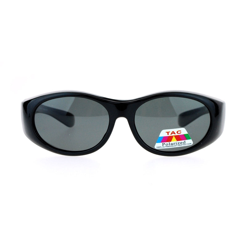 [Australia] - SA106 Kids Size 47mm Fit Over OTG Polarized Sunglasses Black 47 Millimeters 