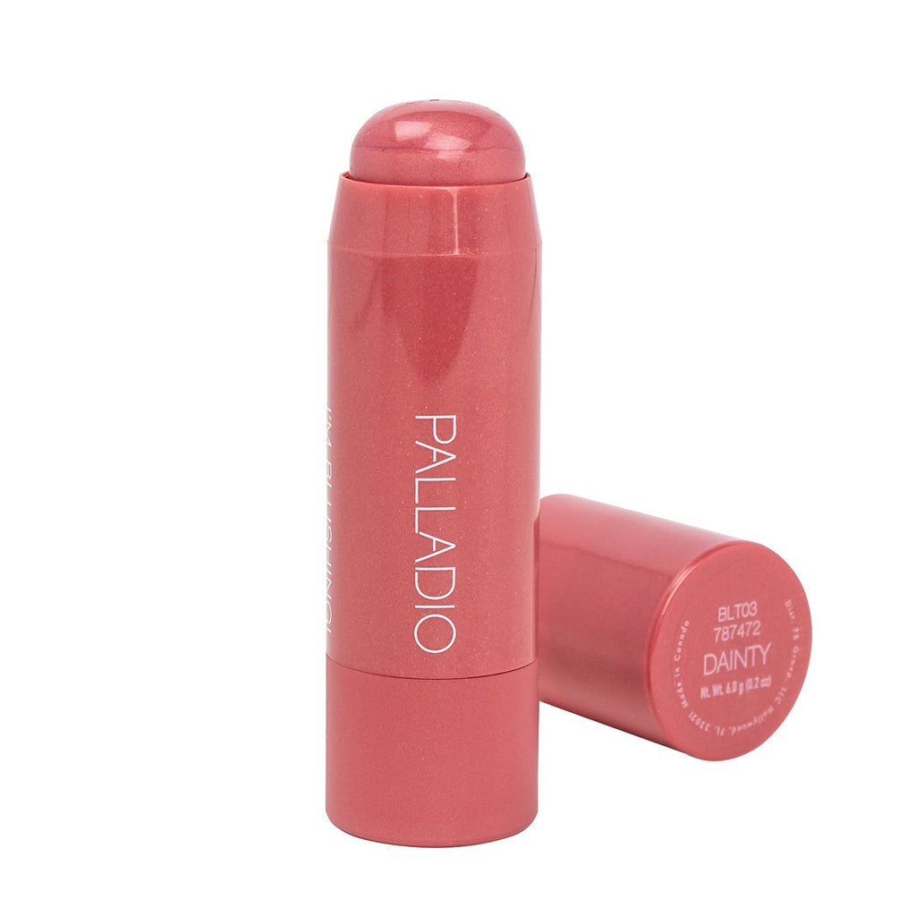 [Australia] - Palladio I'm Blushing 2-in-1 Cheek and Lip Tint, Buildable Lightweight Cream Blush, Sheer Multi Stick Hydrating formula, All day wear, Easy Application, Shimmery, Blends Perfectly onto Skin, Dainty 