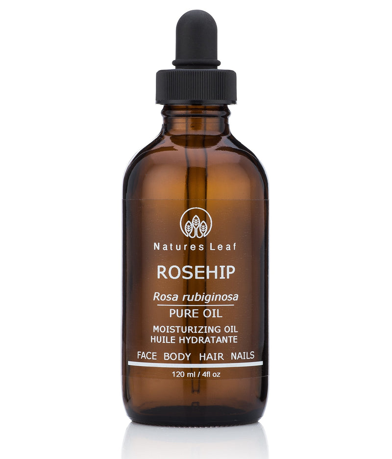 [Australia] - Rosehip Seed Oil Organic / 100% Pure Cold Pressed / Unrefined / Omegas 3, 6 & 9 / Vitamins A C & F / Anti-Aging / Stretch Marks / Wrinkles & Fine Lines 4 fl. oz. Natural botanical scent 4 Fl Oz (Pack of 1) 