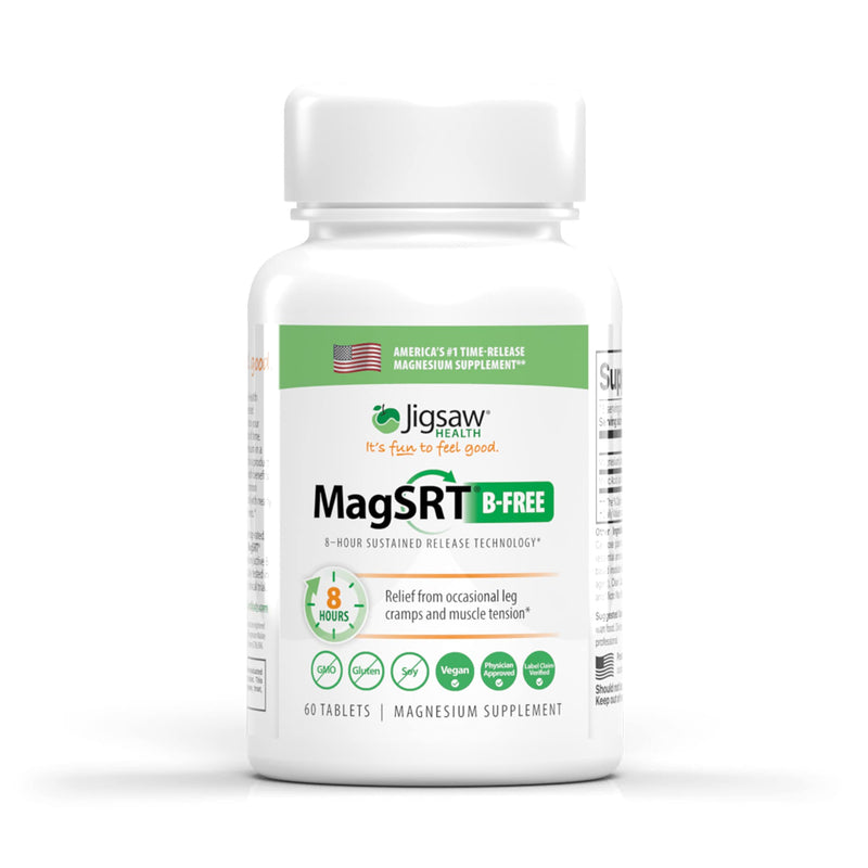 [Australia] - Jigsaw Health MAG SRT Magnesium Supplement (Mag SRT B-Free, 60 Count (Pack of 1)) Mag SRT B-Free 60 Count (Pack of 1) 