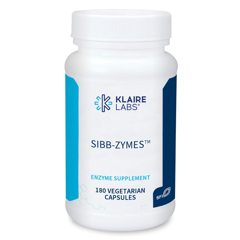 [Australia] - Klaire Labs Sibb-Zymes Brush Border Digestive Enzymes for Digestion - Peptidase/ Protease Enzymes Complex - Supports Optimal Carb & Protein Digestion - Gluten Free (180 Capsules) 
