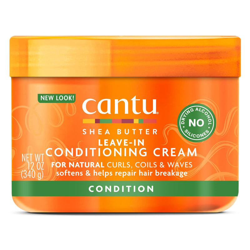 [Australia] - Cantu Leave in Conditioning Cream with Shea Butter for Natural Hair, 12 oz (Packaging May Vary) 