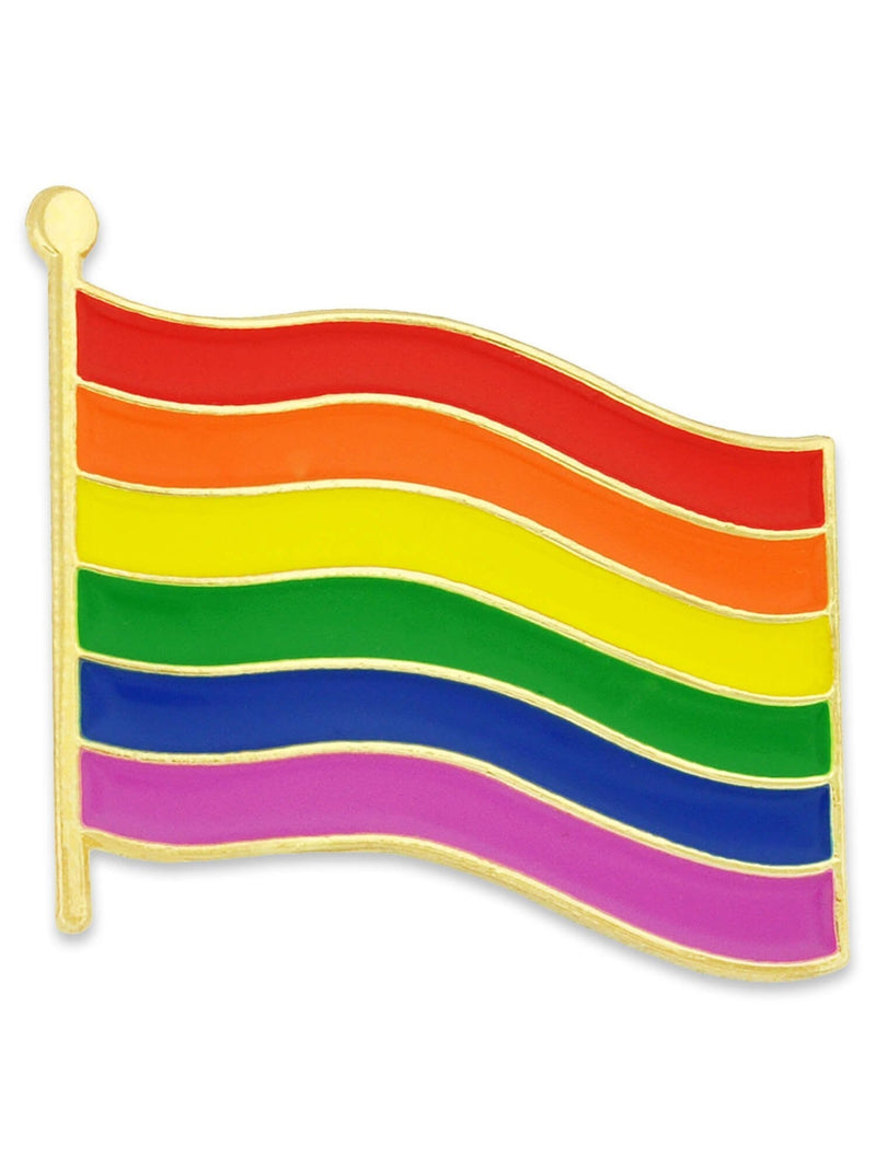 [Australia] - PinMart Rainbow Gay Pride Flag LGBTQ Enamel Lapel Pin 1 Piece 