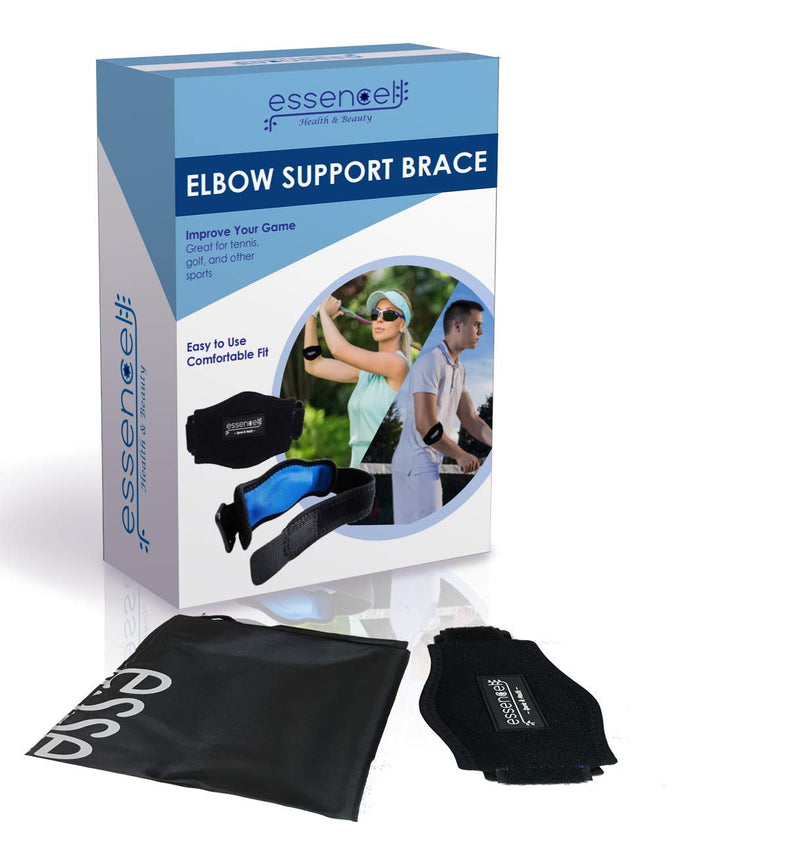 [Australia] - Tennis Elbow Brace for Tendonitis Treatment, Golfers Elbow Strap with Compression Pad, Arm Brace Pain Relief Support for man and woman + Drawstring Carrying Bag 1 