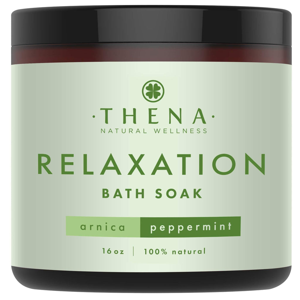 [Australia] - Organic Muscle Soak Relaxation Stress Relief Aromatherapy Essential Oils Arnica Peppermint Eucalyptus Natural Dead Sea Bath Salts for Self Care Wellness Soaking Foot Home SPA Relaxing Gifts Women Men 