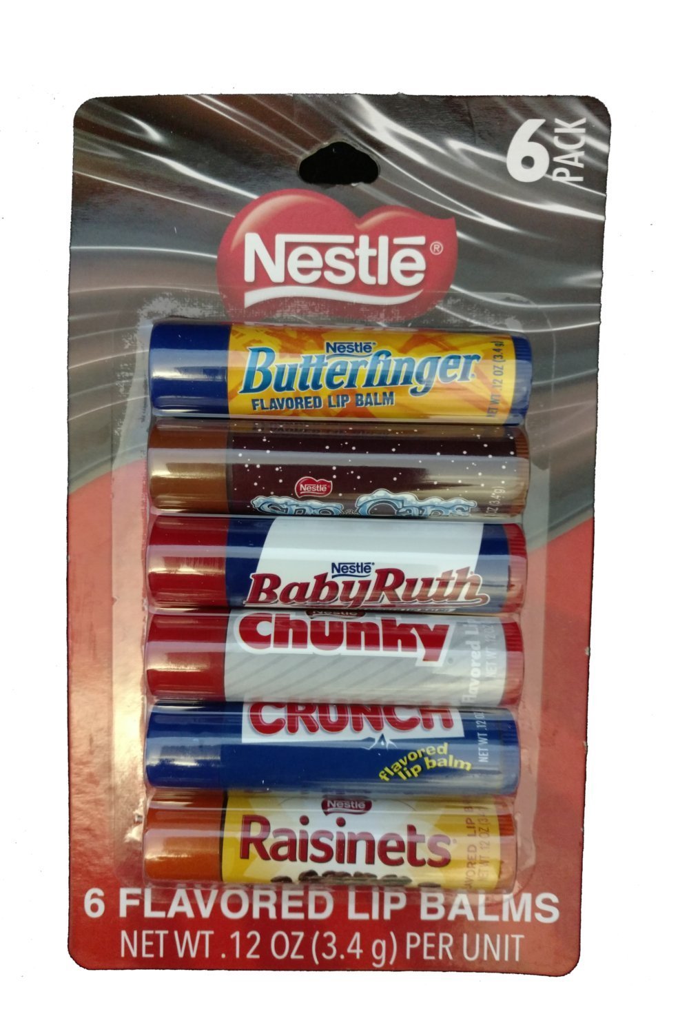 [Australia] - Taste Beauty Smiles You Can Taste - 6 Candy-Flavored Lip Balms (Nestle) Nestle 
