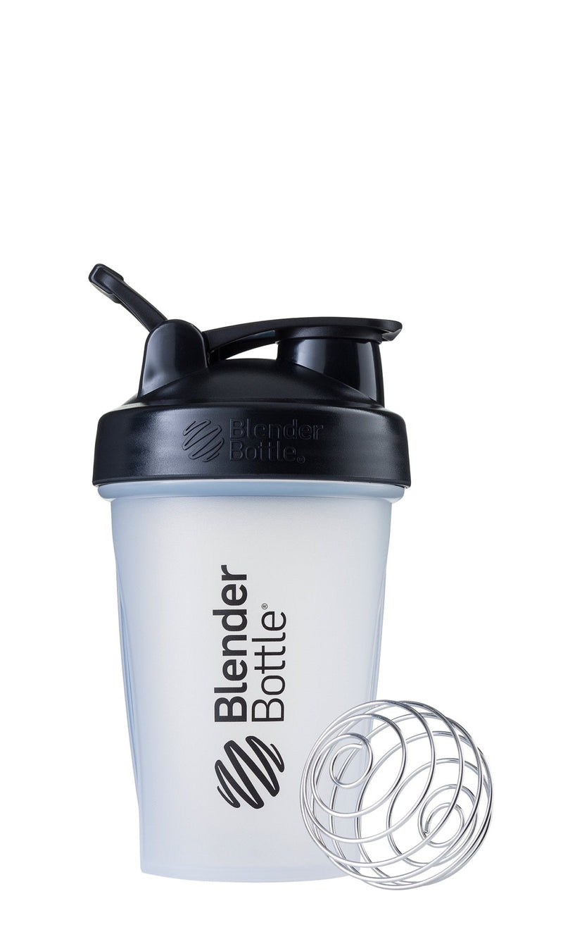[Australia] - BlenderBottle Classic Shaker Bottle Perfect for Protein Shakes and Pre Workout, 20-Ounce, Clear/Black/Black 