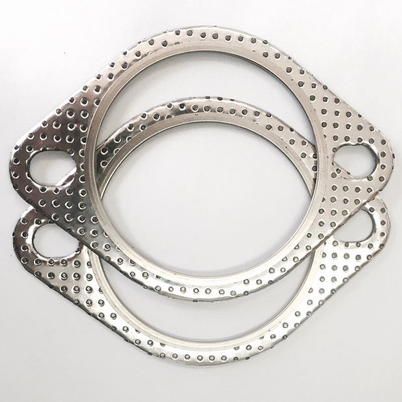 [Australia] - Ticon Industries - 2 Bolt MLSG High Temp Exhaust Gasket 3" I.D. (Qty 2) - Heavy Duty - 120-07610-0002 (3 Inch) 