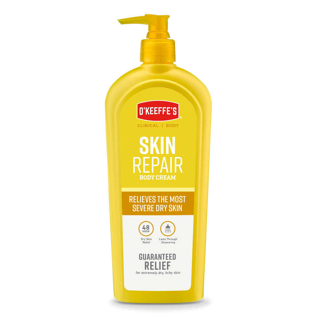 [Australia] - O'Keeffe's Skin Repair Body Lotion and Dry Skin Moisturizer, Pump Bottle, 12 ounce, Packaging May Vary 1 Pack 