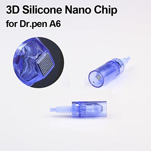 [Australia] - 10pcs set of Replacement Nano Cartridges for Dr Pen Ultima A6 Rechargeable Nano Chip Therapy System (3D Silicone Nano) 