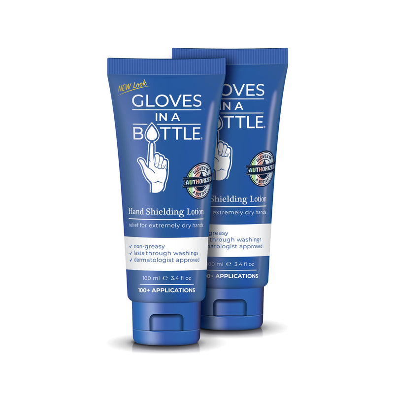 [Australia] - Gloves in a Bottle Shielding Lotion, Relief for Eczema and Psoriasis, 3.4 ounces (Pack of 2) 