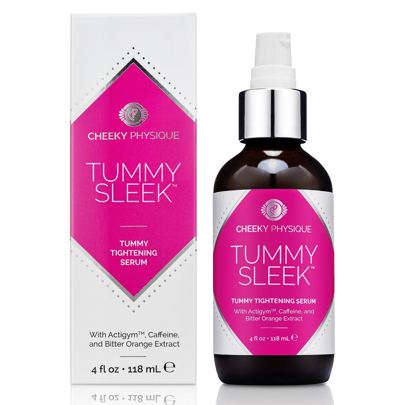 [Australia] - Tummy Sleek Stomach Tightening Serum - Skin Firming & Body Toning Gel for Abs Belly and Waist with Actigym + Caffeine + Bitter Orange Extract - 4 oz. 