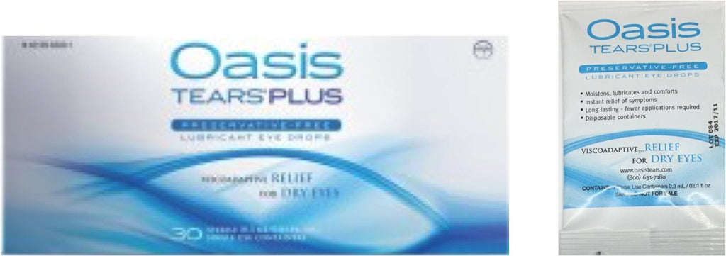 [Australia] - 35 Vials Oasis TEARS PLUS Preservative-Free Lubricant Eye Drops (1 box of 30 vials and one 5 vial packet) 