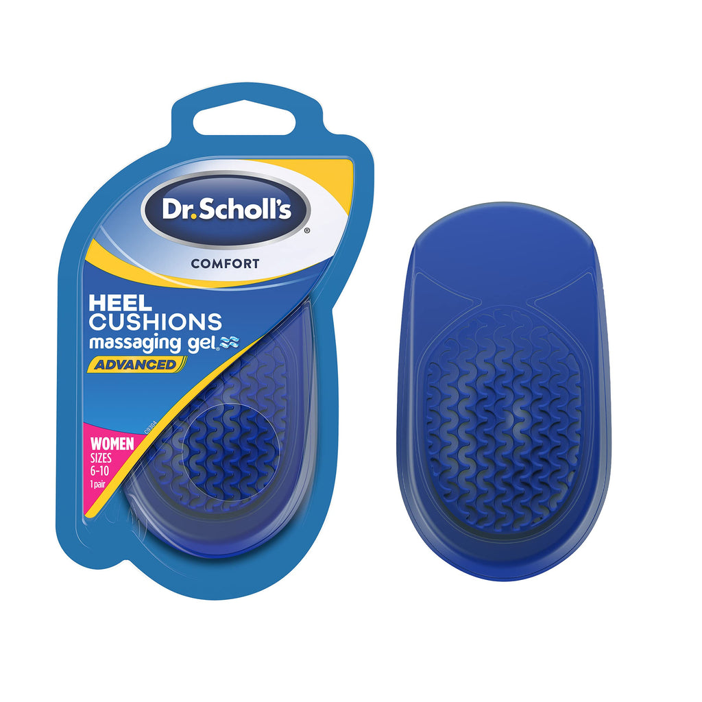[Australia] - Dr. Scholl's HEEL CUSHIONS with Massaging Gel Advanced // All-Day Shock Absorption and Cushioning to Relieve Heel Discomfort (for Women's 6-10, also available for Men's 8-13) Women 6-10 