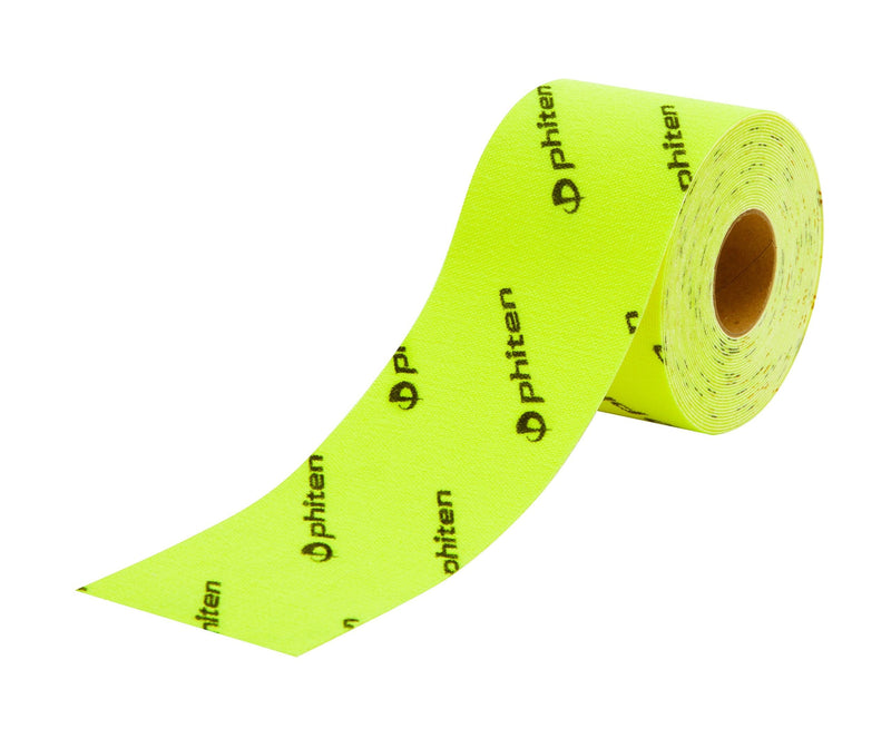 [Australia] - Phiten X30 Titanium Power Tape - Water-Resistant Kinesiology Tape for Muscle, Knee, Shoulder and Joint Support -  Professional Sports Therapeutic Athletic Kinesio Tape - Yellow, 2” x 14.7’ 